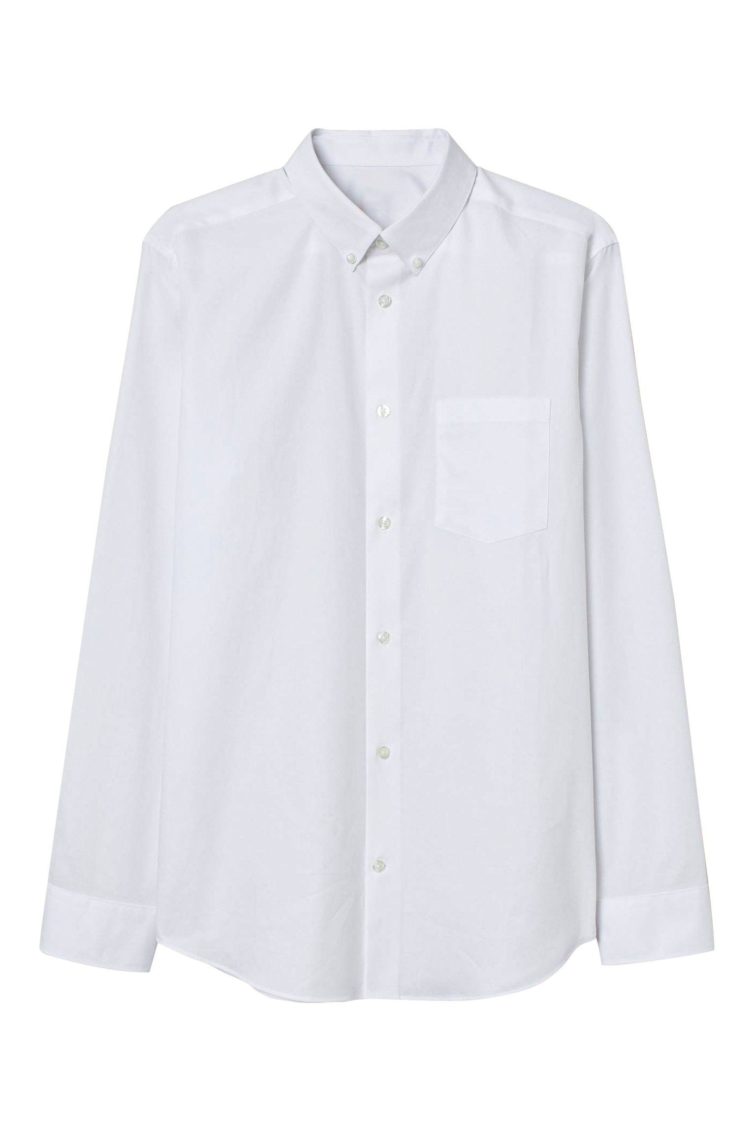 Sperok Relaxed White Oversized Cotton Shirt
